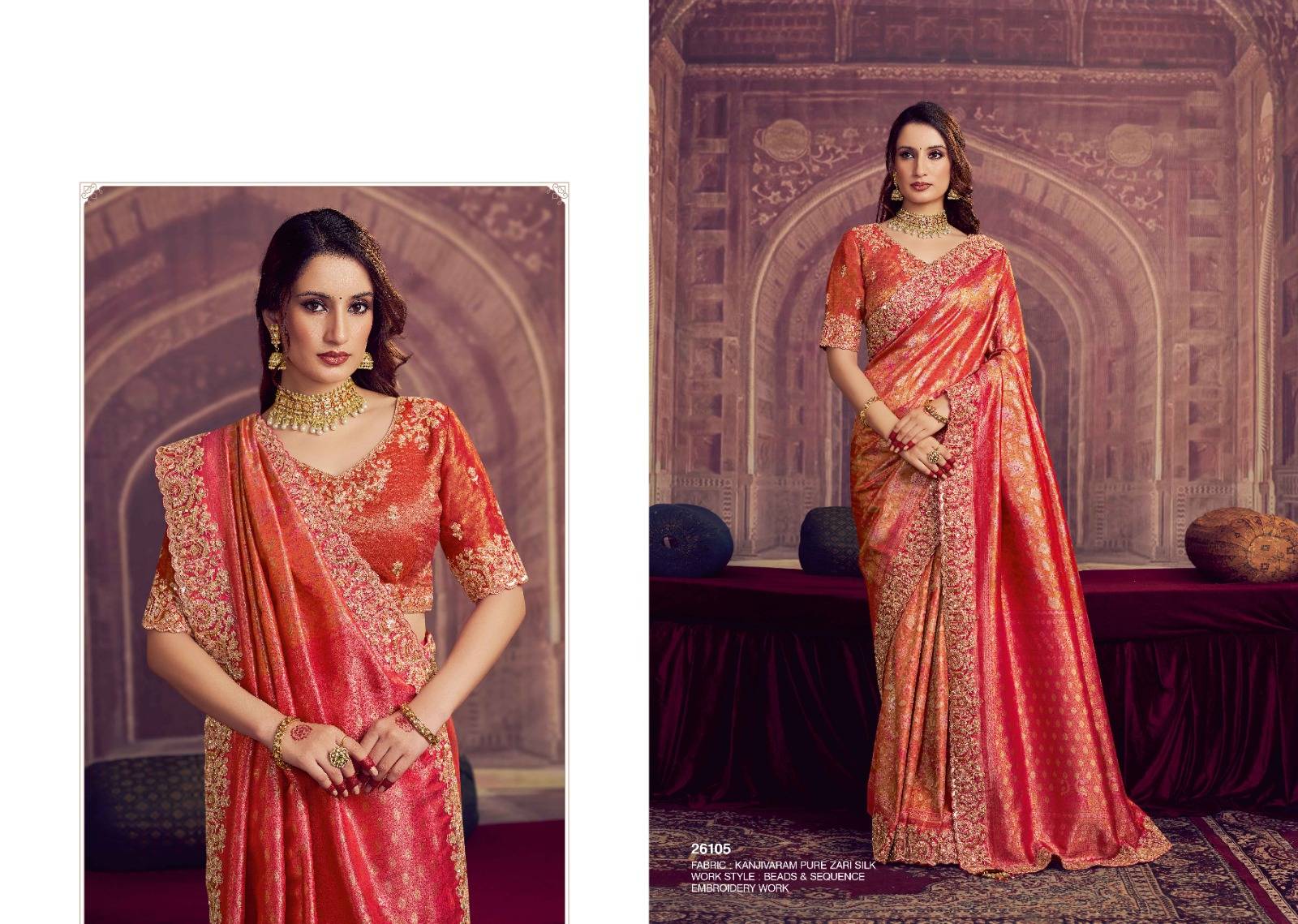 Mahotsav Mohmanthan 26100 Saree wholesale market